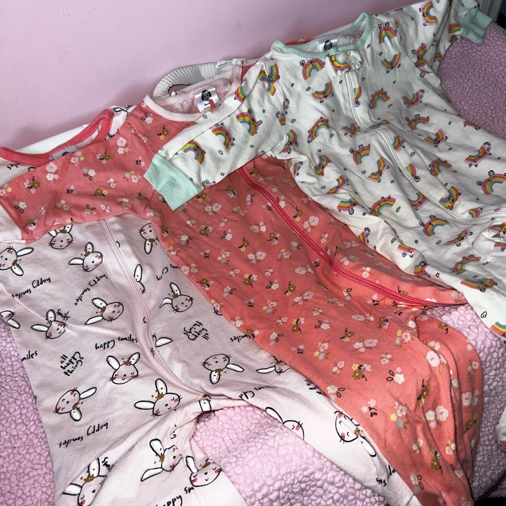 Gerber Childrenswear Sleep N’ Play Onesies